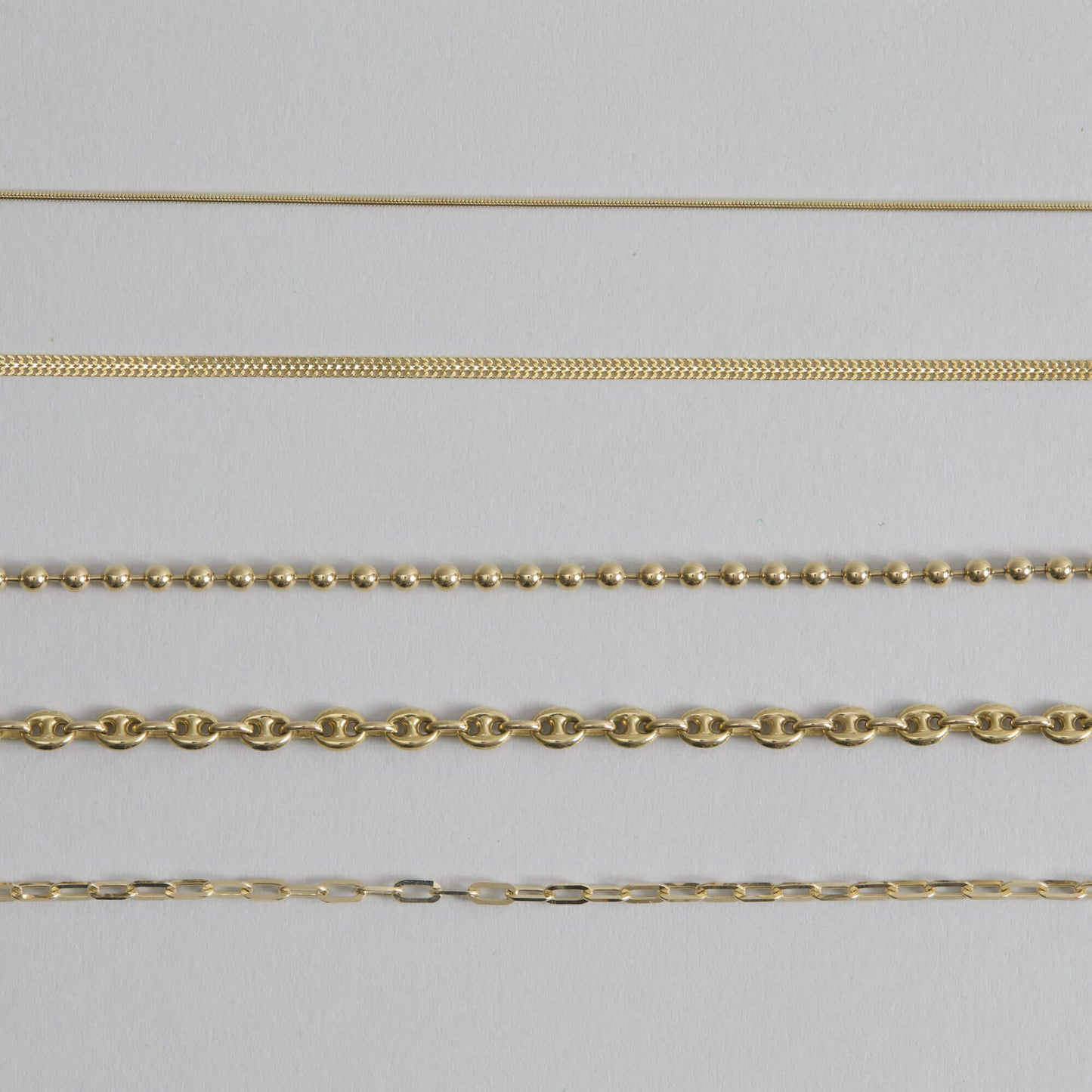 Jewlys Pivot 10K Solid Gold Paperclip Chain – 4-in-1 Versatile Design