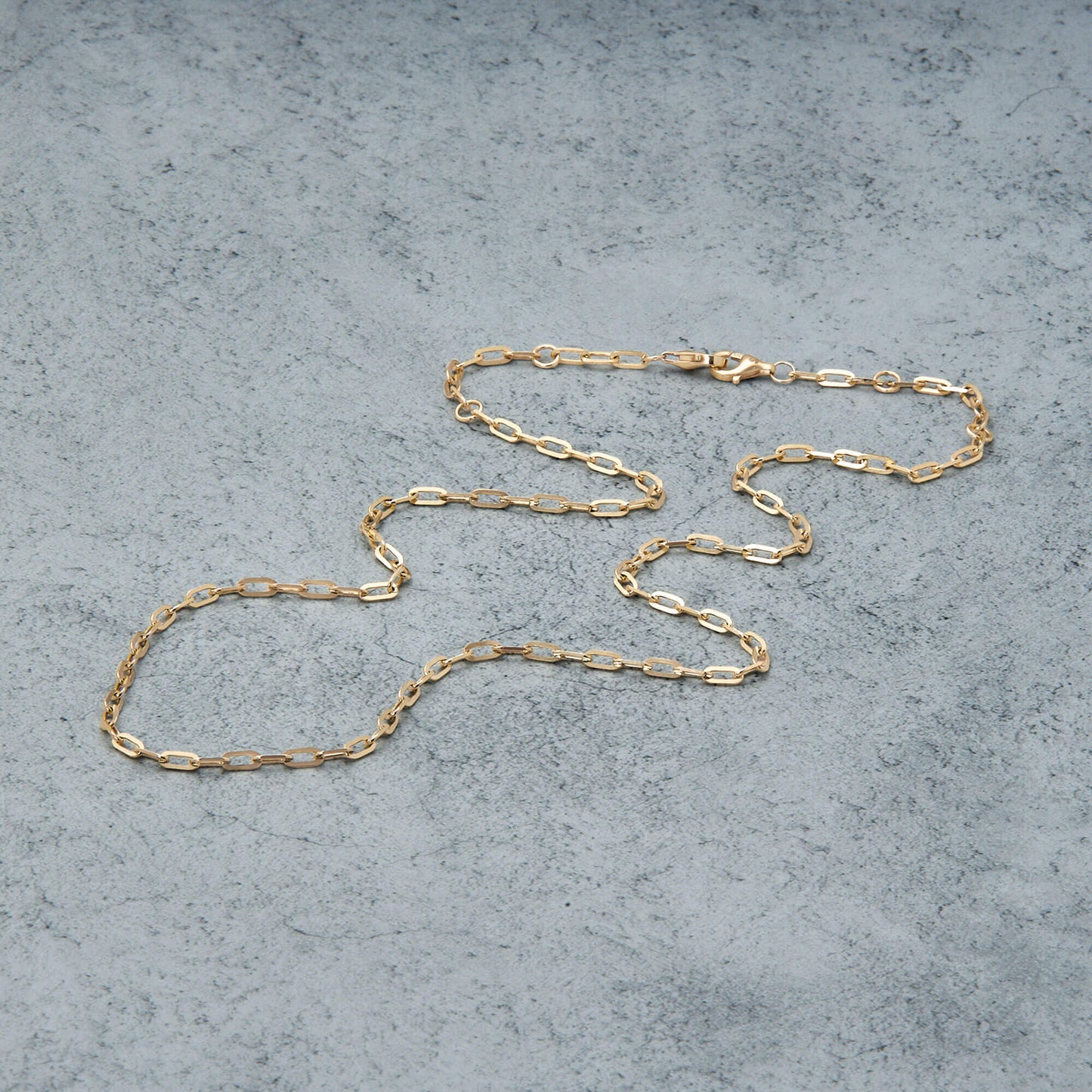 Jewlys Pivot 10K Solid Gold Paperclip Chain – 4-in-1 Versatile Design