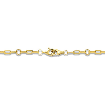 Jewlys Pivot 10K Solid Gold Paperclip Chain – 4-in-1 Versatile Design