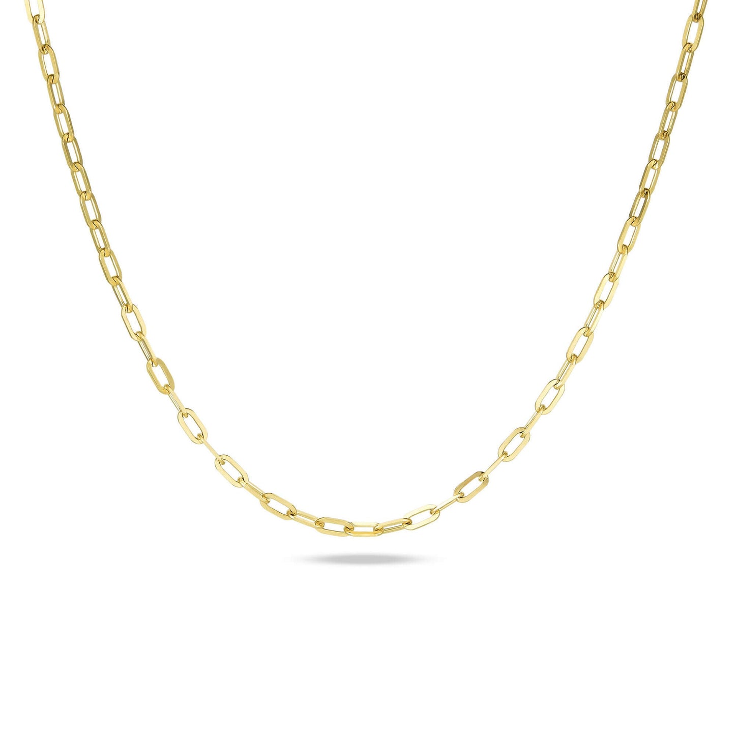 Jewlys Pivot 10K Solid Gold Paperclip Chain – 4-in-1 Versatile Design