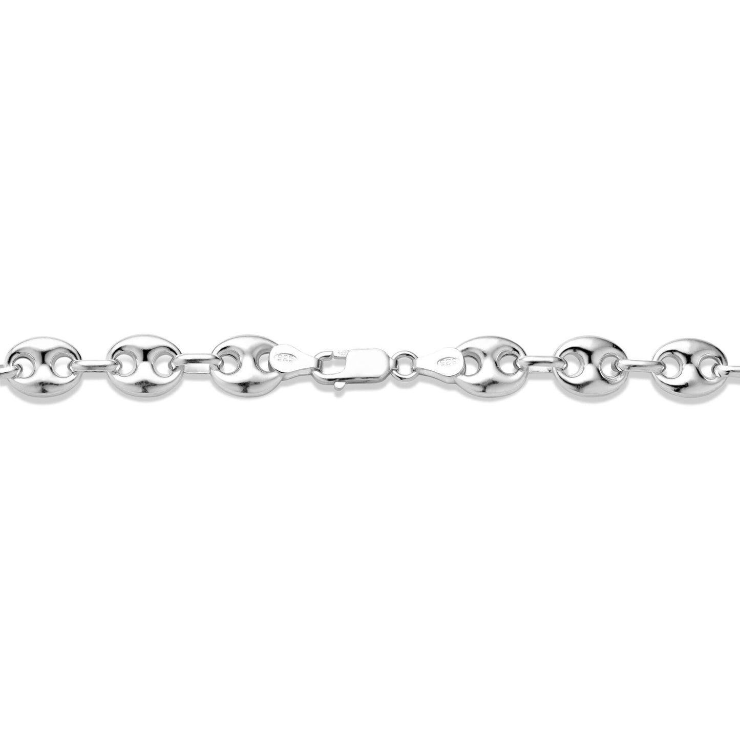 Jewlys Puffed Maritime Sterling Silver Necklace