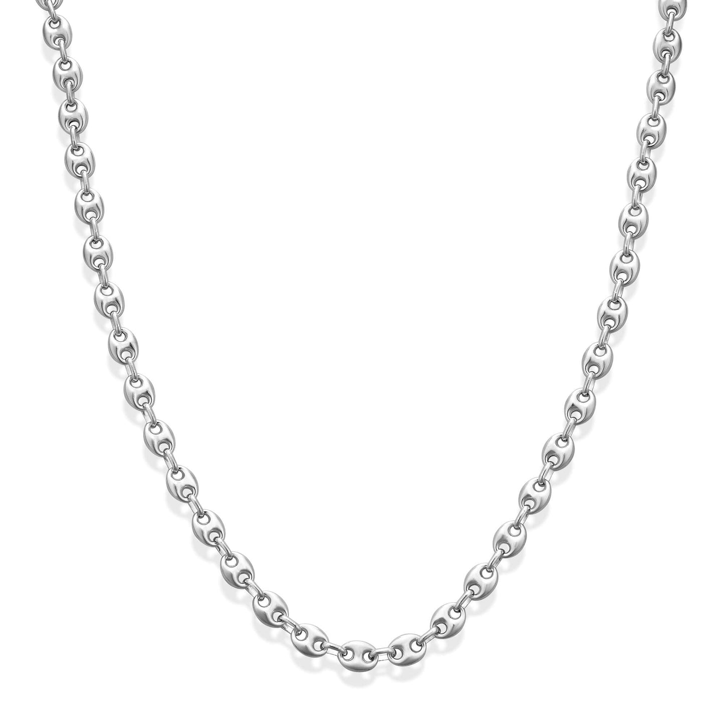 Jewlys Puffed Maritime Sterling Silver Necklace