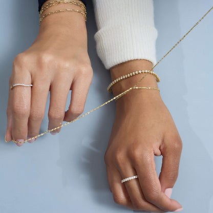 Jewlys Pivot 10K Solid Gold Paperclip Chain – 4-in-1 Versatile Design